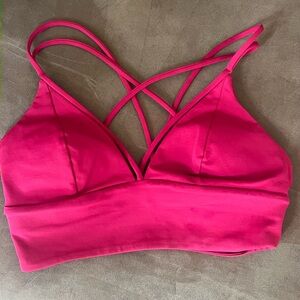 Lululemon pushing limits bra size 6 pink